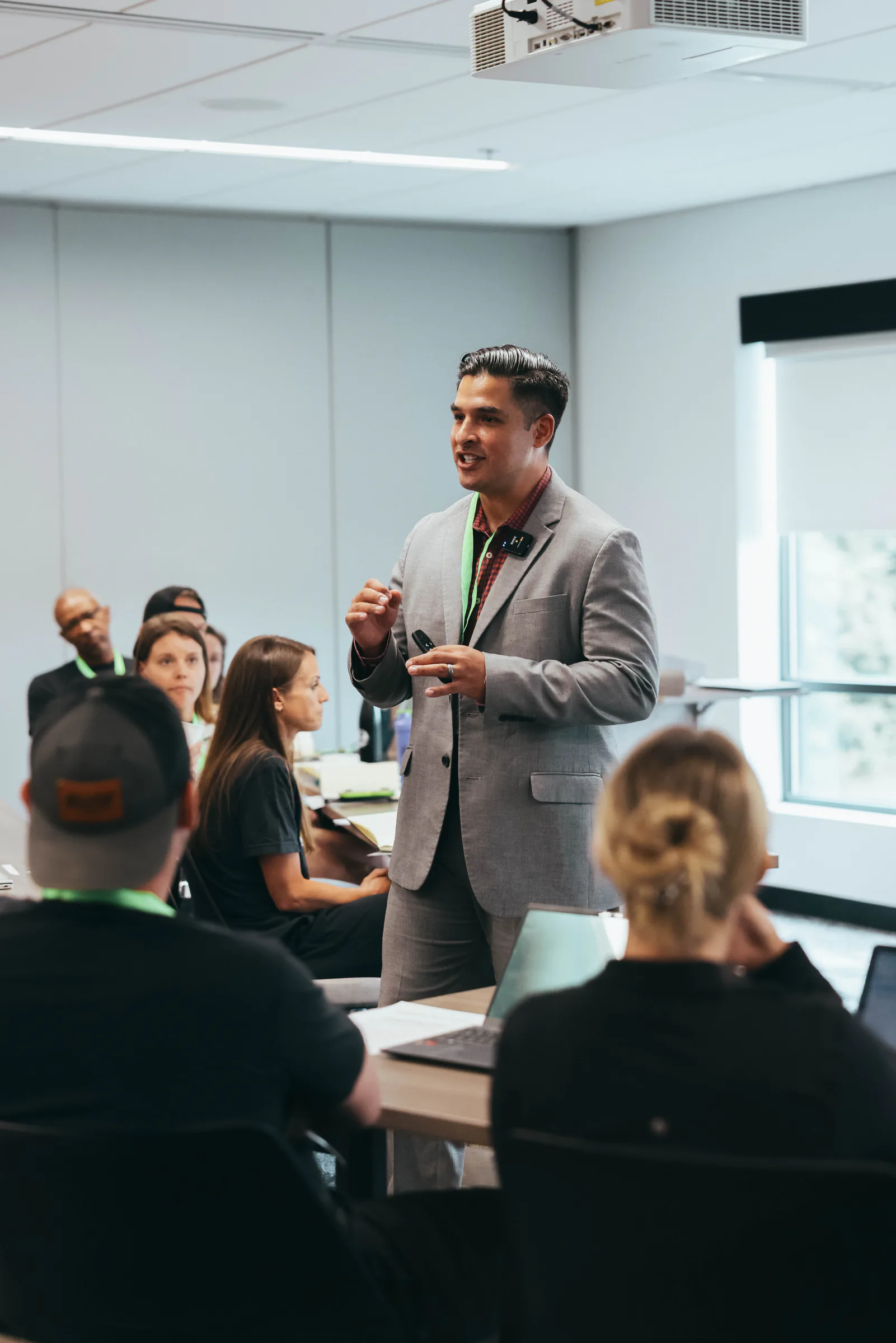 Speaker leading an Owners Collective session